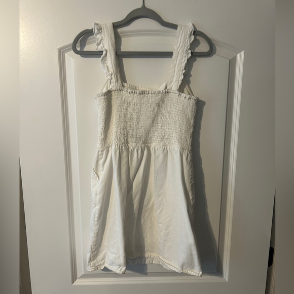 Japna White Ruffled Sleeveless Dress - Picture 4 of 4